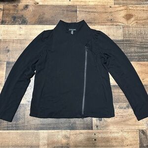 Eileen Fisher Off-Center Zip Top